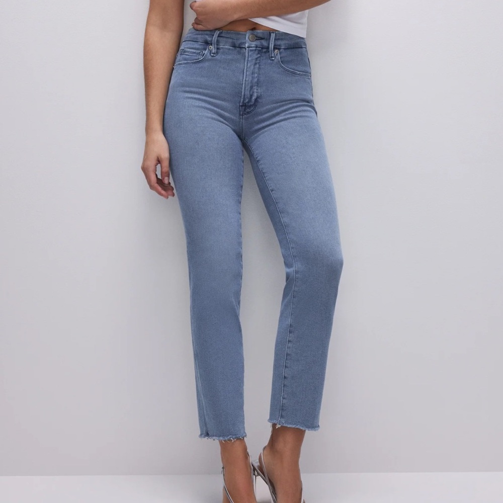 Good American Good Legs Straight jeans indigo